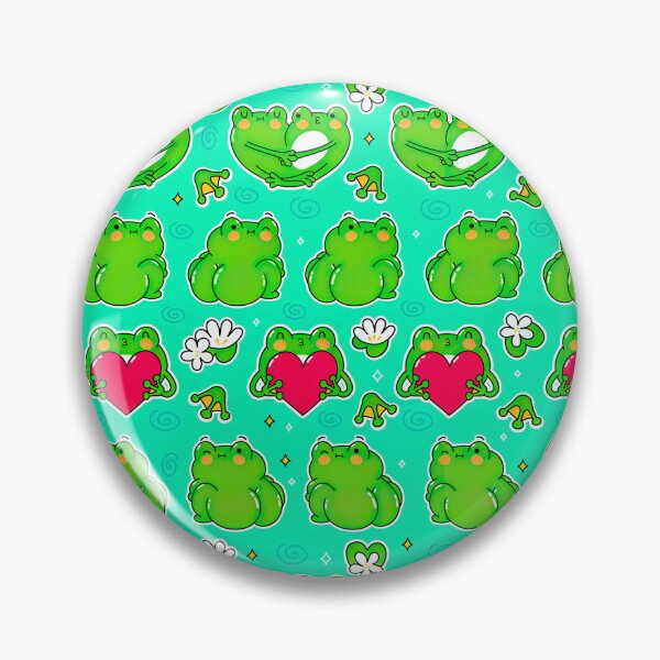 Item preview, Frog Butts, Frog With Butt, Frog Pattern designed and sold by graphic-genie.