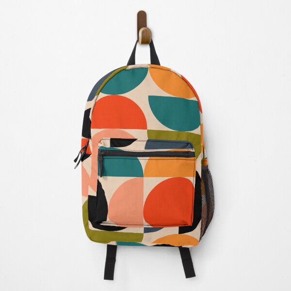 Item preview, Modern Abstract Mid Century 11 Vibrant Mid-Century Semi-Circle Pattern designed and sold by dreamprint.
