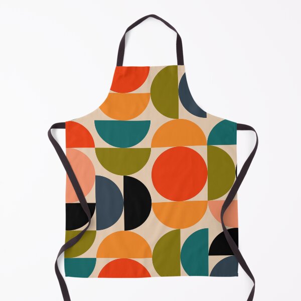 Item preview, Modern Abstract Mid Century 11 Vibrant Mid-Century Semi-Circle Pattern designed and sold by dreamprint.