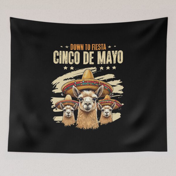 Item preview, "DOWN TO FIESTA" – Bold Streetwear Quote for Cinco de Mayo Extravaganza designed and sold by Colorful-Garden.