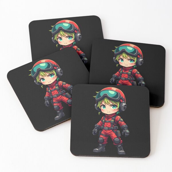 Item preview, Anime Girl Pilot - Artwork for true adventurers and anime fans designed and sold by  VectorArtFactory.