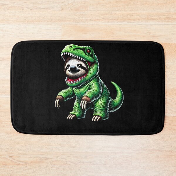 Item preview, Funny Sloth Wearing Dinosaur Outfit Sloth Lover designed and sold by Kimberley King Art  King Art.