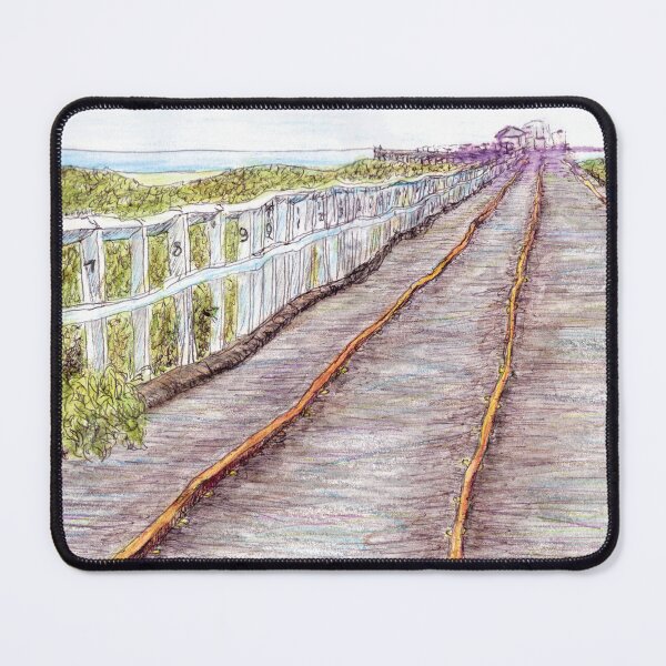 Item preview, Australian Scene - Old one mile jetty - Carnarvon, WA, Aus designed and sold by Anne Huth.