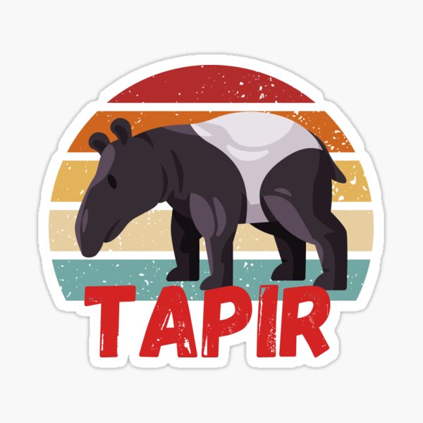Vista previa del artículo con la obra «Tapir», diseñado y vendido por Red-forever.