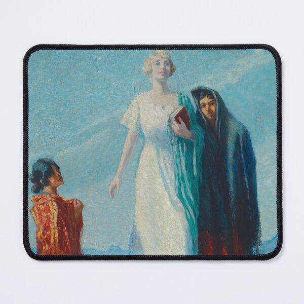 Item preview, Allegory of Suffrage and Education in Taos, New Mexico - Blanche Chloe Grant (American, 1874-1948) 1920 designed and sold by The Nouveau Chateau.