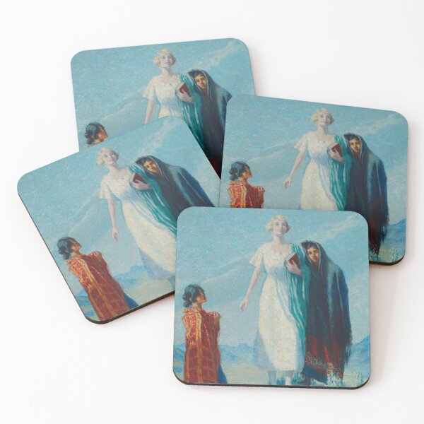 Item preview, Allegory of Suffrage and Education in Taos, New Mexico - Blanche Chloe Grant (American, 1874-1948) 1920 designed and sold by The Nouveau Chateau.