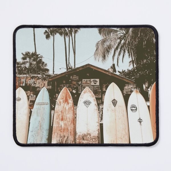 Item preview, Retro Surfboards Coastal Vintage Aesthetic Print designed and sold by SurfolioPrints.