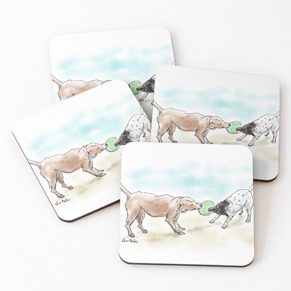 Item preview, Loose Drawing of a Playful Pup Tug-of-War  designed and sold by ibadishi.