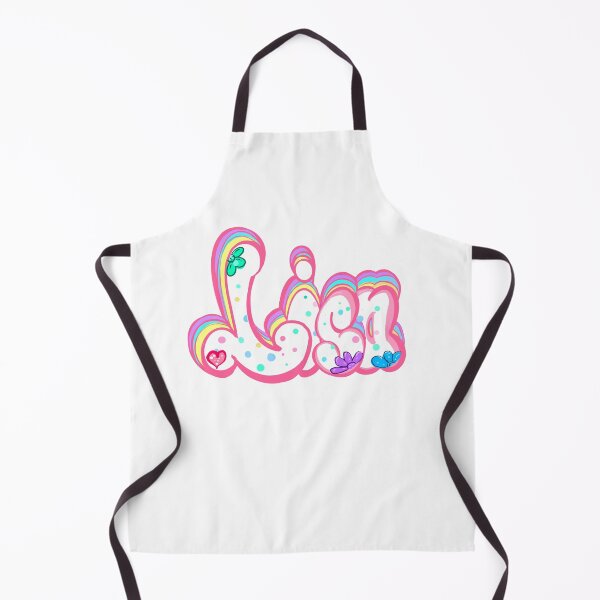 Item preview, Lisa popular girls and women first name in white with pastels and flowers. Personalized personalised customised name Lisa designed and sold by Artonmytee.