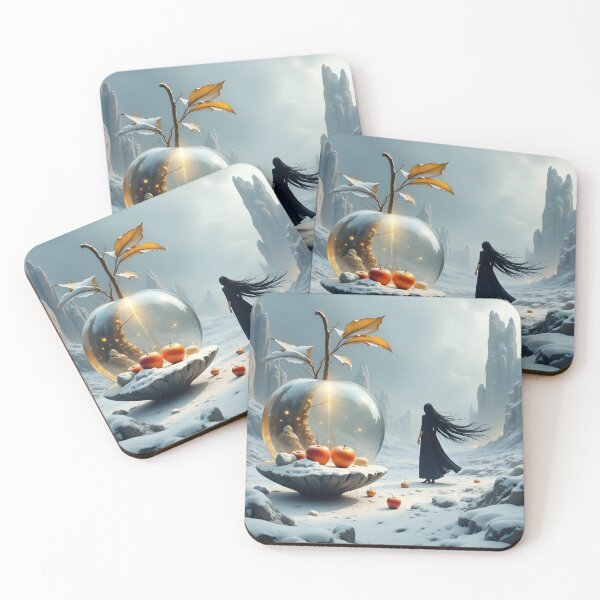 Item preview, Snow, Glass, Apples 04 designed and sold by Flights of Fancy .