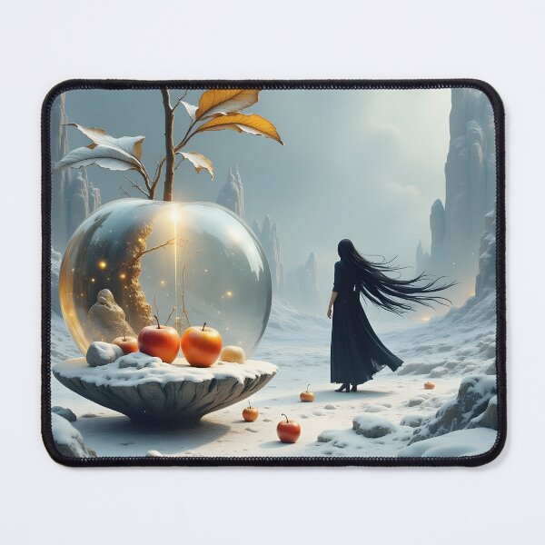Item preview, Snow, Glass, Apples 04 designed and sold by Flights of Fancy .