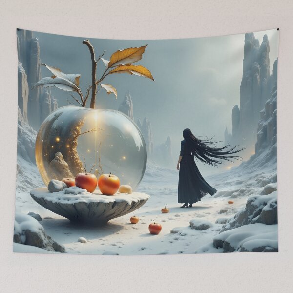 Item preview, Snow, Glass, Apples 04 designed and sold by Flights of Fancy .