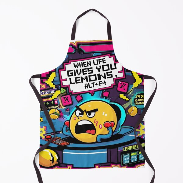 Item preview, Pixel Rage Gamer – When Life Gives You Lemons, ALT+F4 designed and sold by WeirdSketcher.