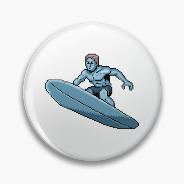 Item preview, Cosmic Surfer – The 8-Bit Galactic Glider designed and sold by 8bitdecalworld.