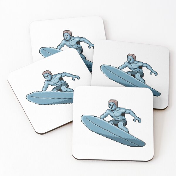 Item preview, Cosmic Surfer – The 8-Bit Galactic Glider designed and sold by 8bitdecalworld.