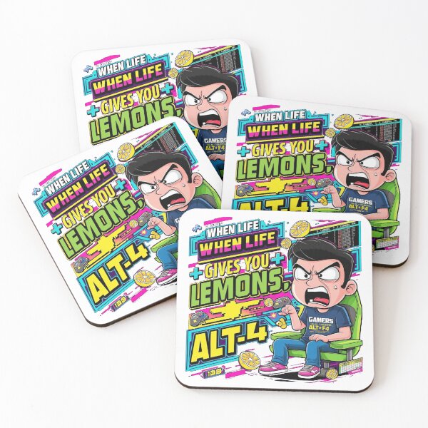 Item preview, Rage Quit Gamer – When Life Gives You Lemons, ALT+F4 designed and sold by WeirdSketcher.