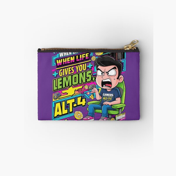 Item preview, Rage Quit Gamer – When Life Gives You Lemons, ALT+F4 designed and sold by WeirdSketcher.