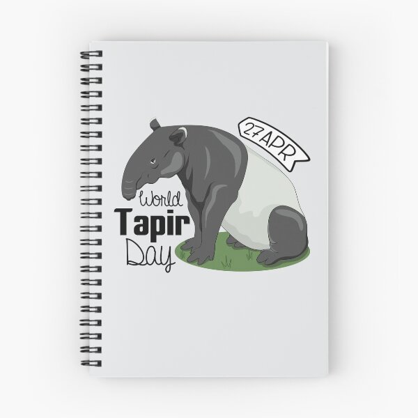 Item preview, 27 April World Tapir Day - Wacky Holidays designed and sold by ChemicalXShop.