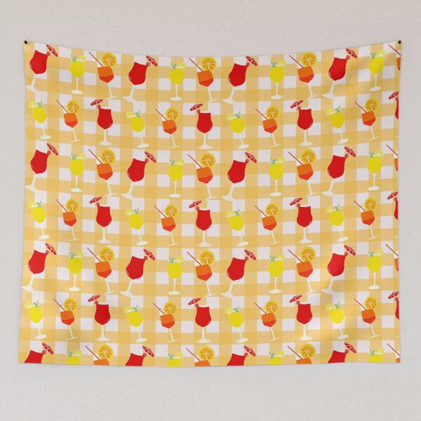 Item preview, Cocktail gingham picnic designed and sold by SophieLogan.
