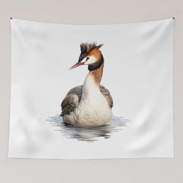 Item preview, Great Crested Grebe bird designed and sold by DerSenat.