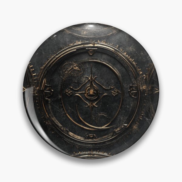 Item preview, Steampunk Onyx Grungy Pattern Golden Metal designed and sold by GrinGalore.
