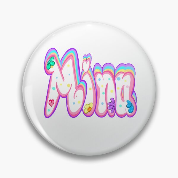Item preview, Mina - Top 10 best personalized gifts - Pastels personalised Graffiti name Mina designed and sold by Artonmytee.
