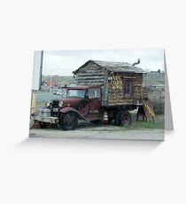 Early Motorhome Greeting Card