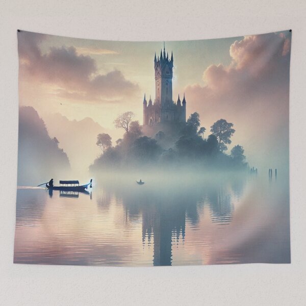 Item preview, Mysterious tower rises from the fog designed and sold by Sigtrix.