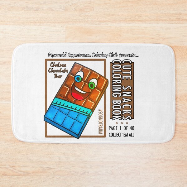 Item preview, Murasaki Sognotraum Coloring Club - Cute Snacks Coloring Book Page 1 designed and sold by GetContented.