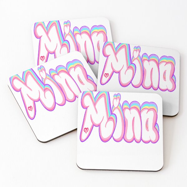 Item preview, Mina - Top 10 best personalized gifts - Pastel personalised Graffiti name Mina designed and sold by Artonmytee.