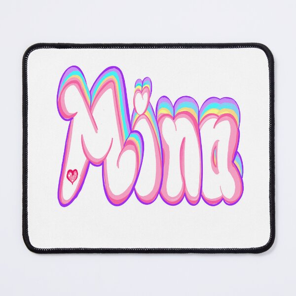 Item preview, Mina - Top 10 best personalized gifts - Pastel personalised Graffiti name Mina designed and sold by Artonmytee.