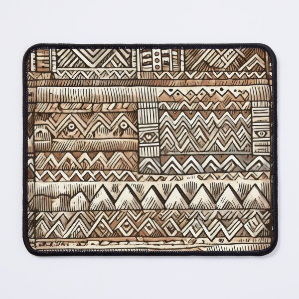 Item preview, Zigzag Essence of Mudcloth designed and sold by BobArtGallery.