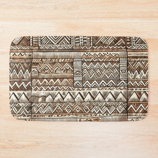 Item preview, Zigzag Essence of Mudcloth designed and sold by BobArtGallery.