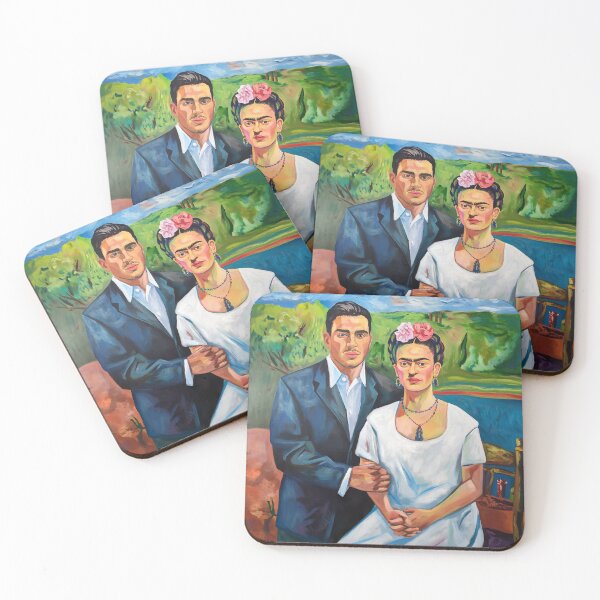 Item preview, Frieda and Diego Rivera inspired  by  Frida Kahlo Painting designed and sold by Tamas Das.