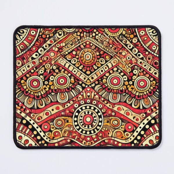 Item preview, Radiance of Red and Yellow Bandhani designed and sold by BobArtGallery.
