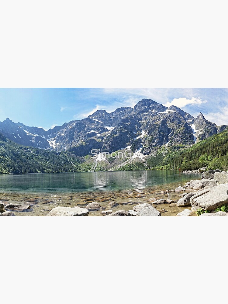 Thumbnail 7 of 7, Framed Art Print, View Morskie Oko - Mountains Tatra - Poland designed and sold by SimonGA.