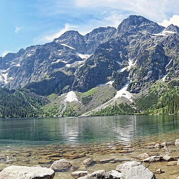 Artwork thumbnail, View Morskie Oko - Mountains Tatra - Poland by SimonSW