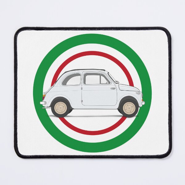 Item preview, The classic FIAT Nuova 500 in the colour "Bianco" designed and sold by BetterGraphics.