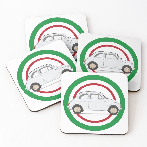 Item preview, The classic FIAT Nuova 500 in the colour "Bianco" designed and sold by BetterGraphics.