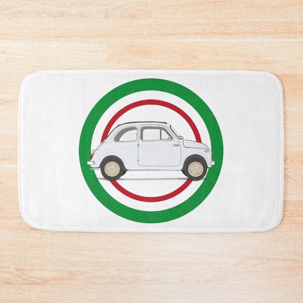 Item preview, The classic FIAT Nuova 500 in the colour "Bianco" designed and sold by BetterGraphics.