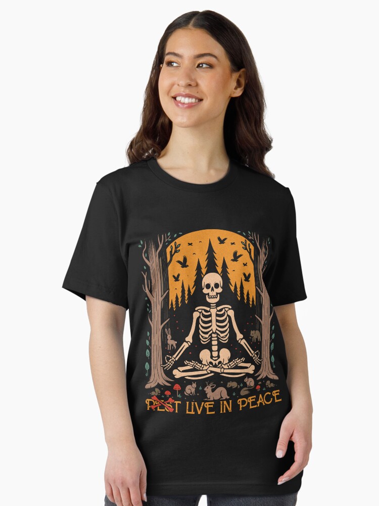 Thumbnail 2 of 7, Essential T-Shirt, Live In Peace designed and sold by v-nerd.