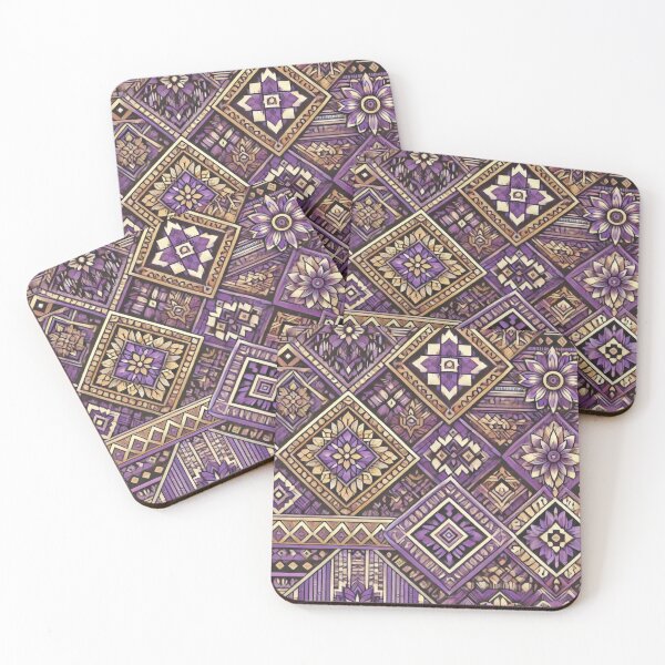 Item preview, Geometric Elegance in Purple Jok designed and sold by BobArtGallery.
