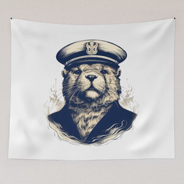 Item preview, Otter Captain Sailor Otter designed and sold by DerSenat.