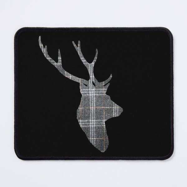 Item preview, Stag in Grey Tartan designed and sold by Murph's Images.