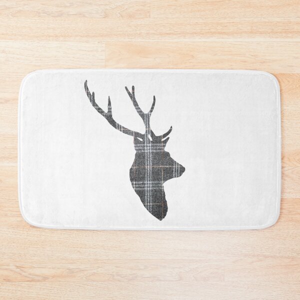 Item preview, Stag in Grey Tartan designed and sold by Murph's Images.