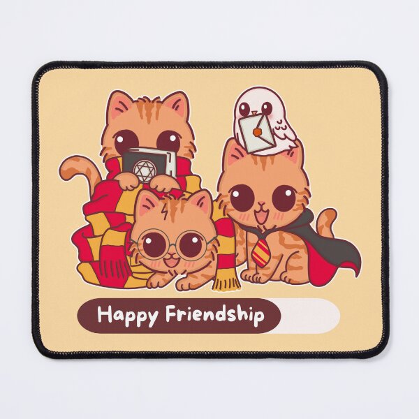 Item preview, Happy Friendship with Magical Cat – Goldwhisker House  designed and sold by BGMeYou.