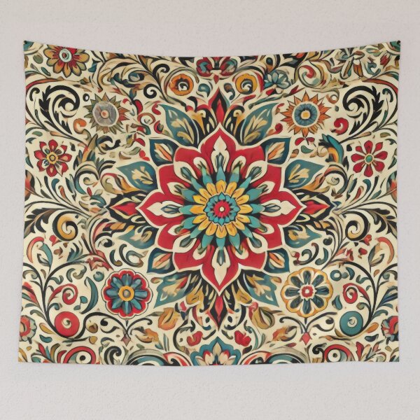 Item preview, Floral Elegance of Suzani designed and sold by BobArtGallery.