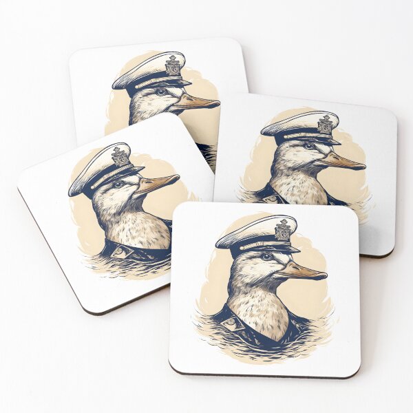 Item preview, Duck Captain Sailor Ducks designed and sold by DerSenat.
