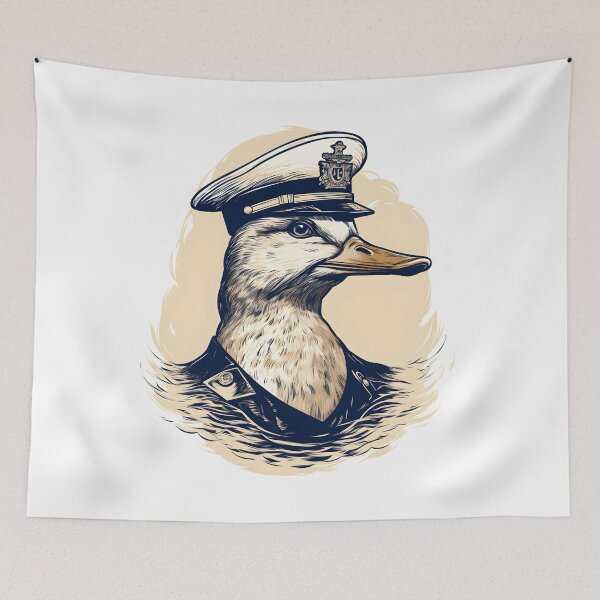 Item preview, Duck Captain Sailor Ducks designed and sold by DerSenat.