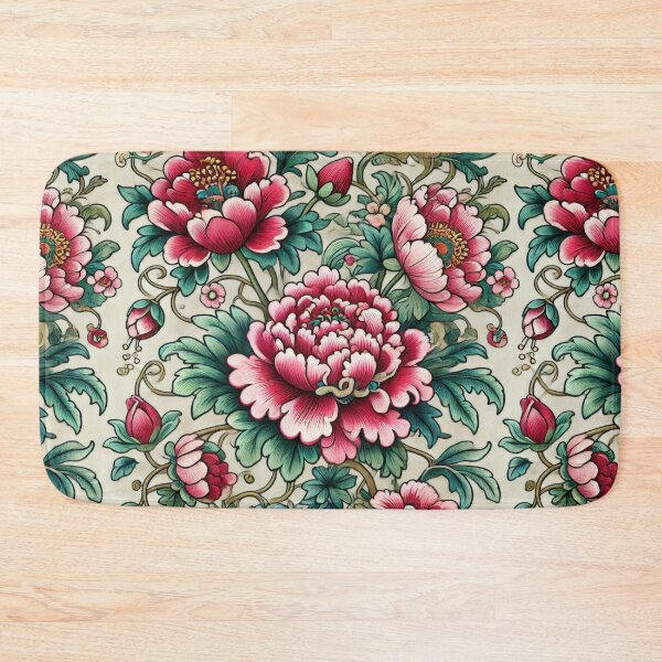 Item preview, Graceful Peonies of Suzhou Embroidery designed and sold by BobArtGallery.